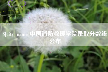 中卫中国消防救援学院录取分数线公布