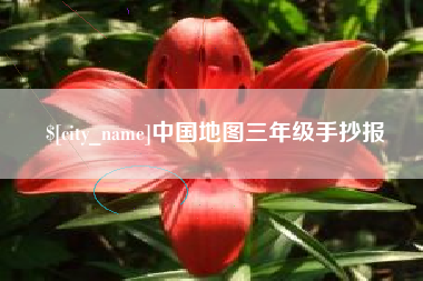 中卫中国地图三年级手抄报