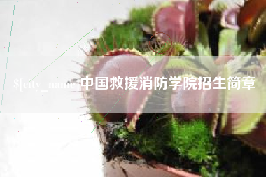 中卫中国救援消防学院招生简章