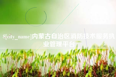 中卫内蒙古自治区消防技术服务执业管理平台