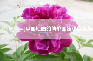 中卫中国地图的简单画法小学生版