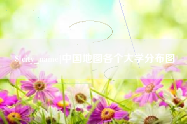 中卫中国地图各个大学分布图
