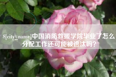 中卫中国消防救援学院毕业了怎么分配工作还可能被逃汰吗？