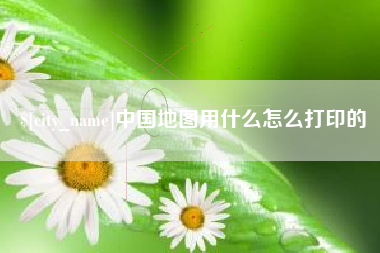 中卫中国地图用什么怎么打印的