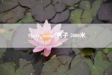 中卫男子 5000米