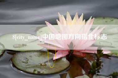 中卫中国地图方向指北标志