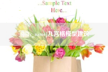 中卫九宫格模型建筑