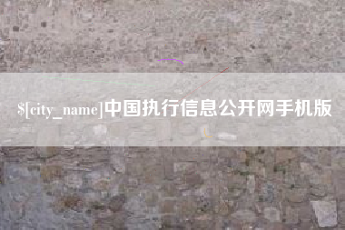 中卫中国执行信息公开网手机版
