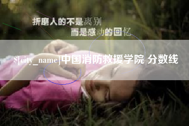 中卫中国消防救援学院 分数线