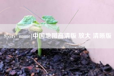中卫中国地图高清版 放大 清晰版