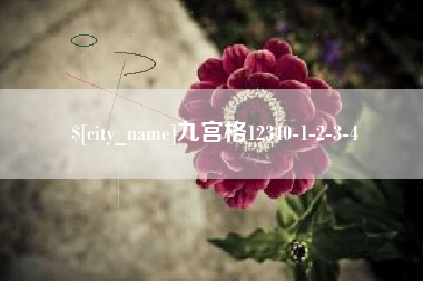 中卫九宫格12340-1-2-3-4