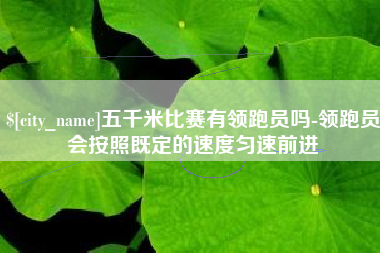 中卫五千米比赛有领跑员吗-领跑员会按照既定的速度匀速前进