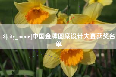 中卫中国金牌图案设计大赛获奖名单