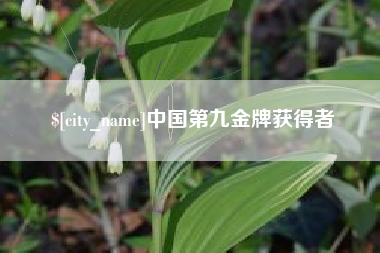 中卫中国第九金牌获得者