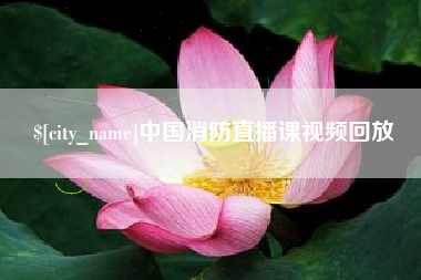 中卫中国消防直播课视频回放
