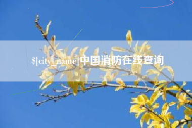 中卫中国消防在线查询