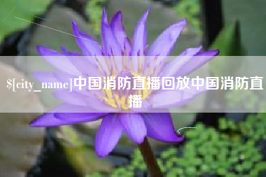 中卫中国消防直播回放中国消防直播