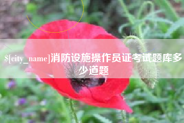 中卫消防设施操作员证考试题库多少道题