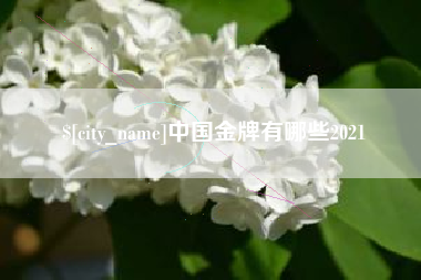 中卫中国金牌有哪些2021