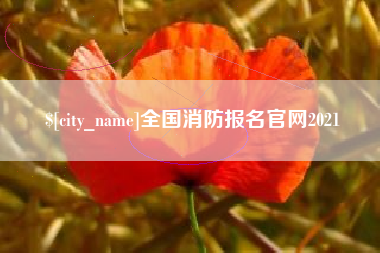 中卫全国消防报名官网2021